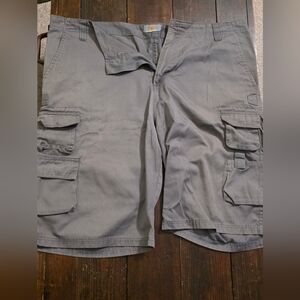Men's Charcoal Cargo Shorts